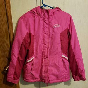Mountain Expedition Woman's XL Pink Red Lined Winter Jacket(Size is an Estimate)